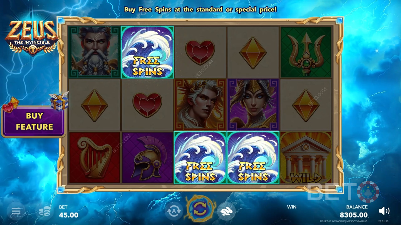 Zeus The Invincible Recenze podle BETO Slots