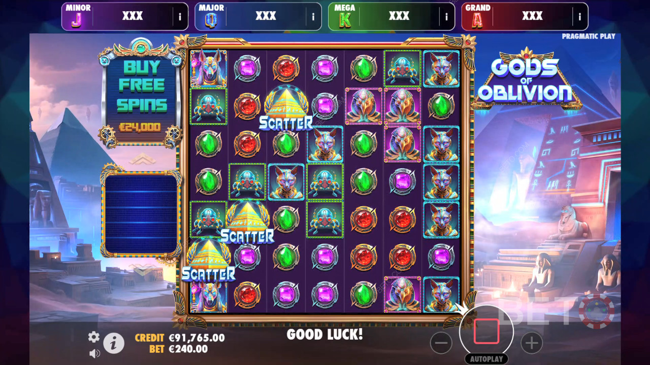 Gods of Oblivion Recenze podle BETO Slots