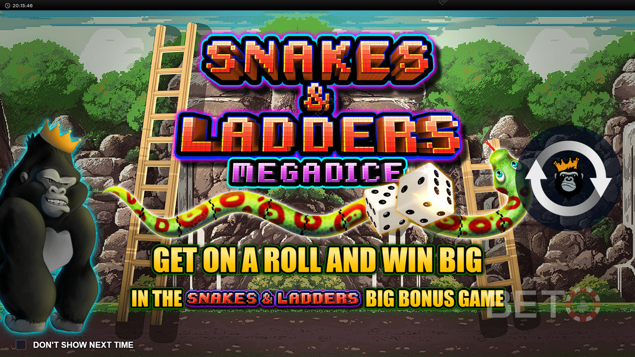 Spusťtebonusovou hru Snakes and LaddersBoard Bonus a získejte maximální výhru.