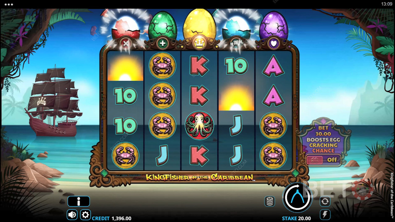 Kingfisher of the Caribbean Recenze podle BETO Slots