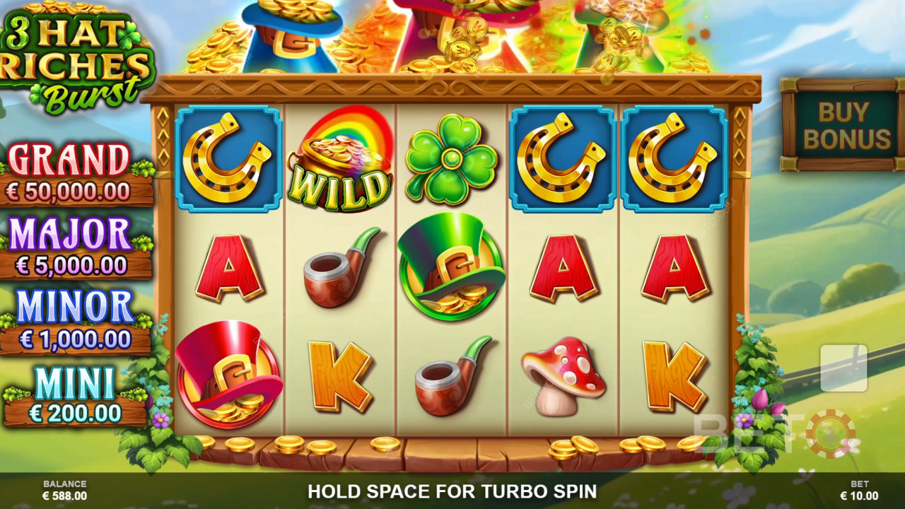3 Hat Riches Burst Hrát Zdarma