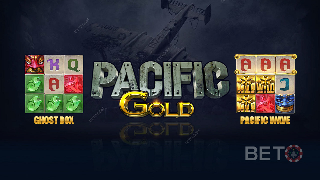 Užijte sijedinečné funkce jako Ghost Box a Pacific Wave ve slotu Pacific Gold.