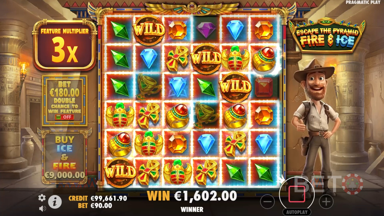 Escape the Pyramid Fire & Ice Recenze podle BETO Slots