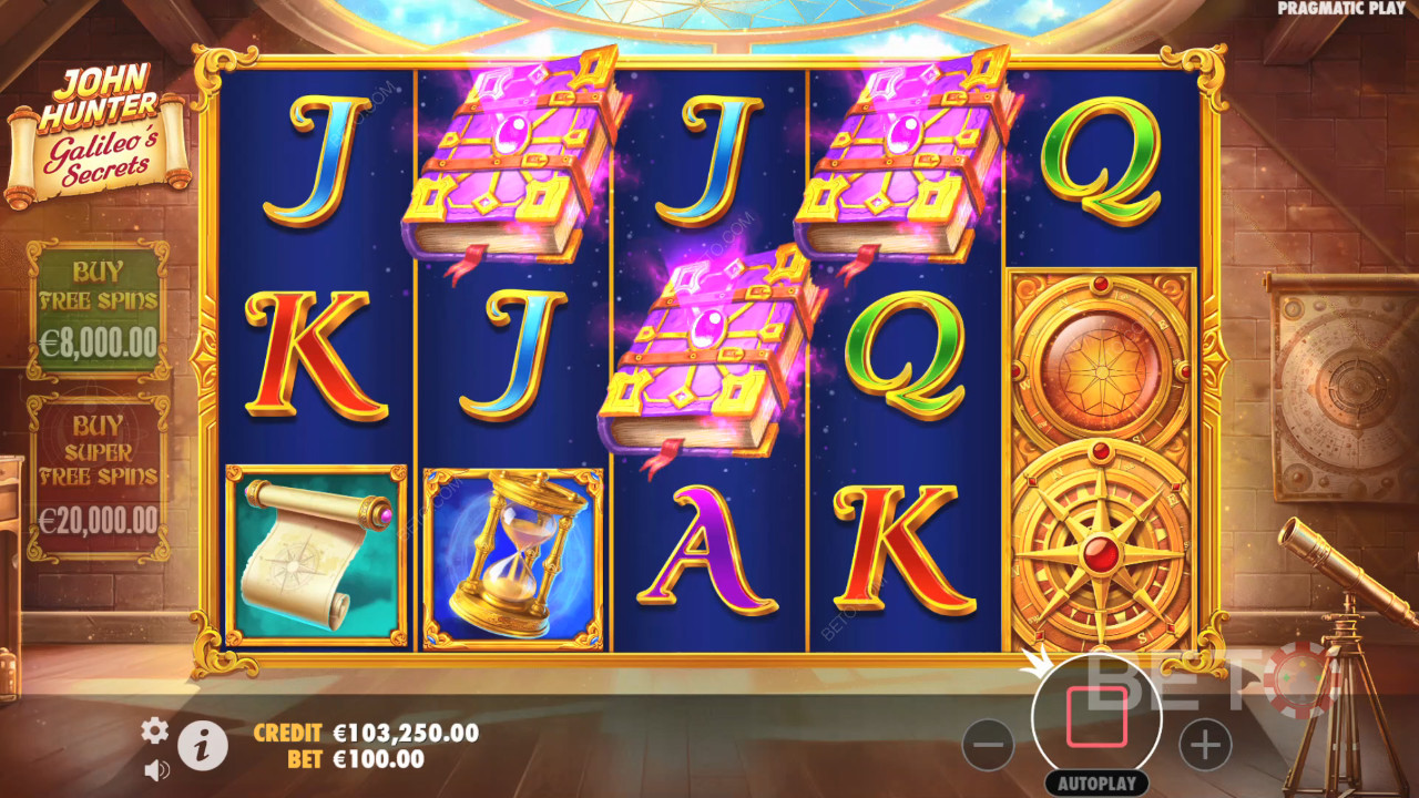 John Hunter a Galileo tajemství Recenze podle BETO Slots