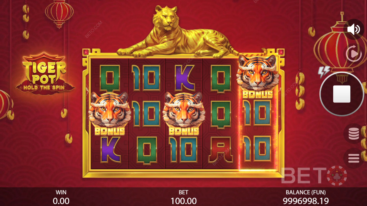 Tiger Pot: Hold The Spin Recenze podle BETO Slots