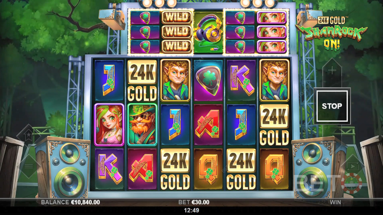 24karátové zlato Shamrock On! Recenze podle BETO Slots