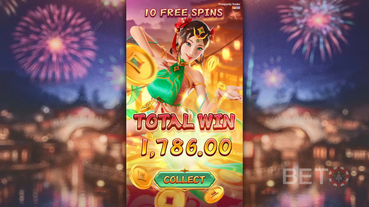 Vyhrajte 5 000x svou sázku ve slotu Prosperity Snake!