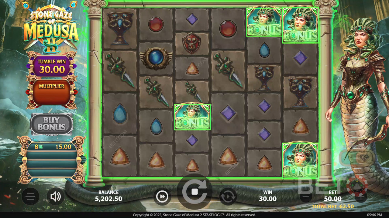 Stone Gaze of Medusa 2 Recenze podle BETO Slots