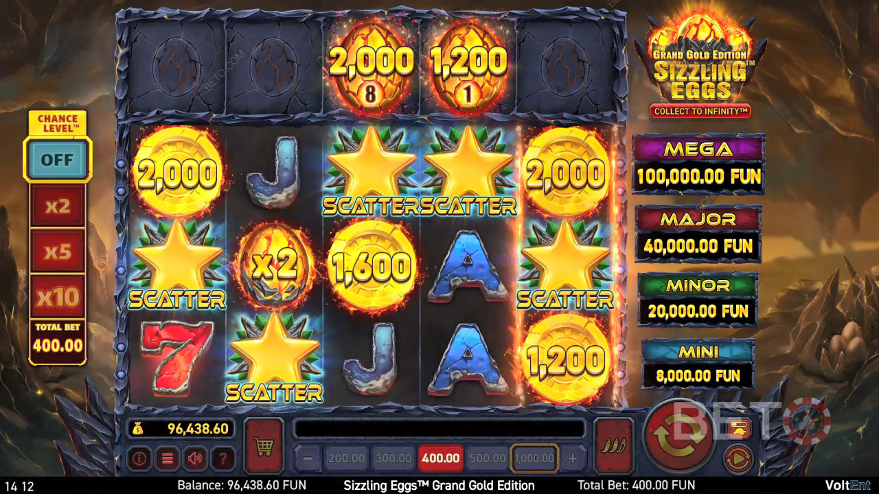 Sizzling Eggs Grand Gold Edition Recenze podle BETO Slots