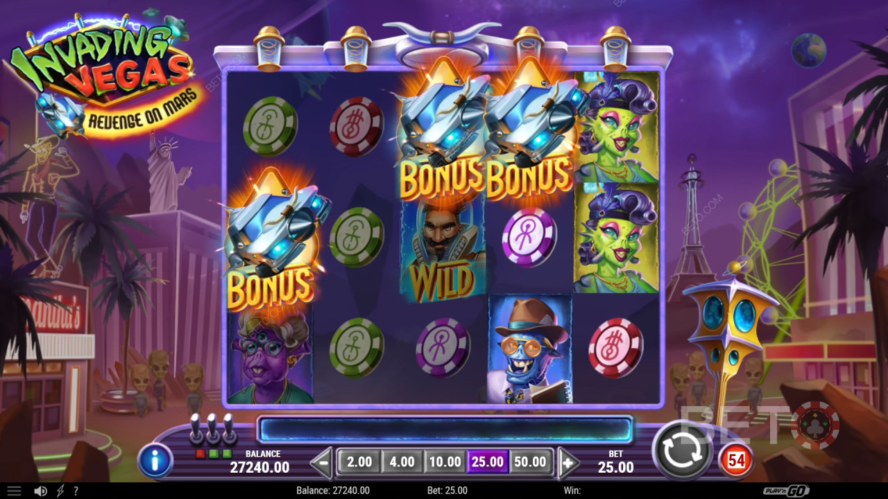Invading Vegas Revenge on Mars Hrát Zdarma