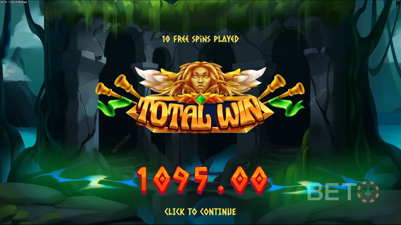 Vyhrajte 10 000x svou sázku ve hře Eye of Medusa Slot Online!