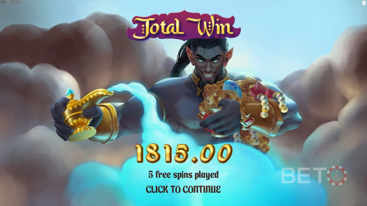 Vyhrajte 10 000x svou sázku v automatu Wishbringer!