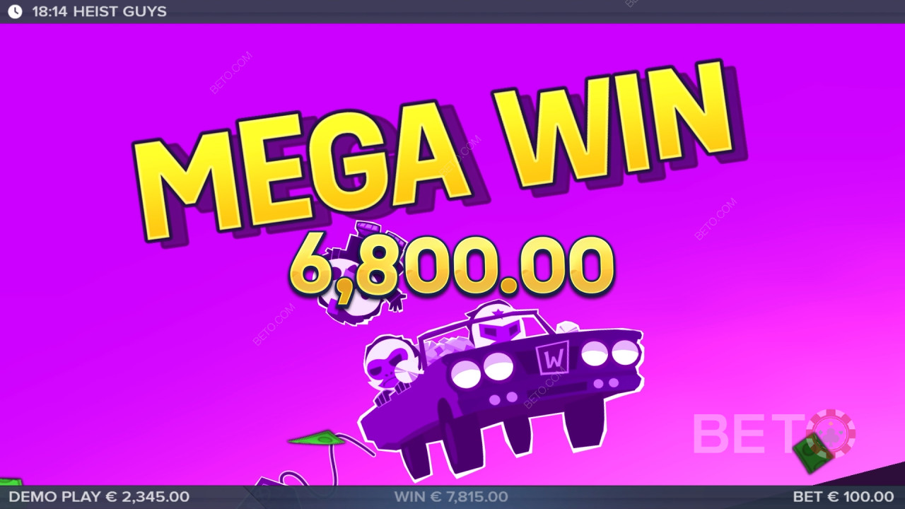 Vyhrajte 10 000x svou sázku ve video automatu Heist Guys!