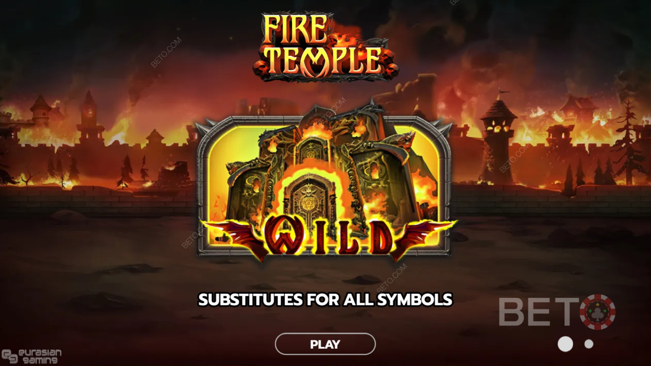 Vysvětlení bonusových funkcí ve hře Fire Temple od společnosti Eurasian Gaming