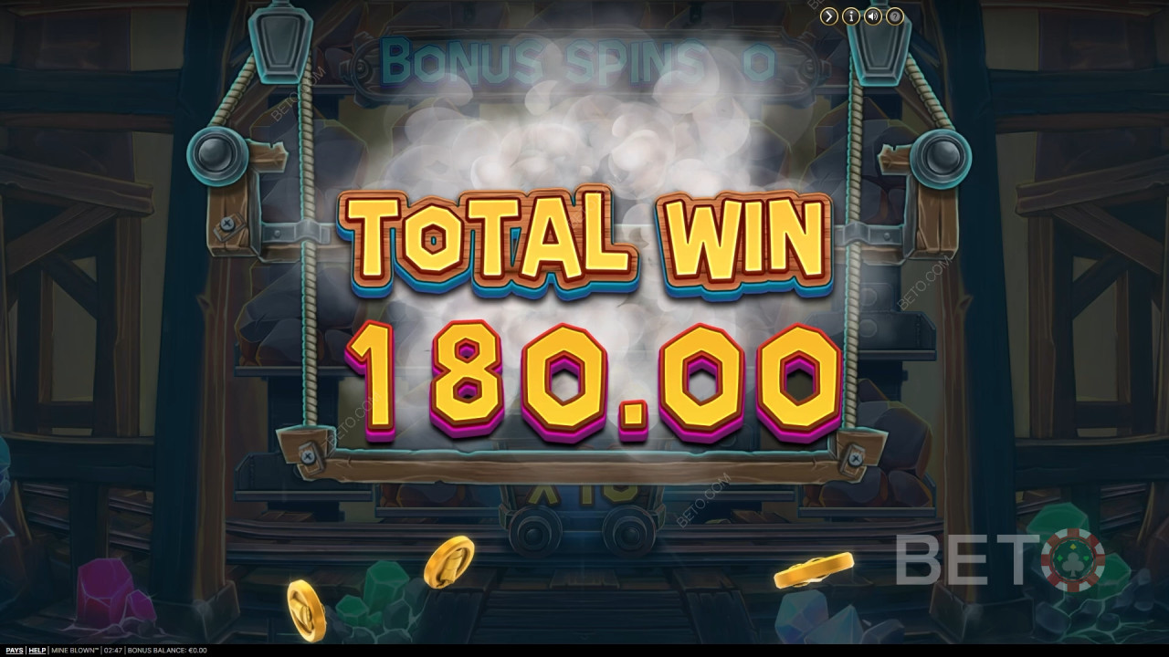 Vyhrajte 2 484x Vaši sázku ve hře Mine Blown Slot Online!