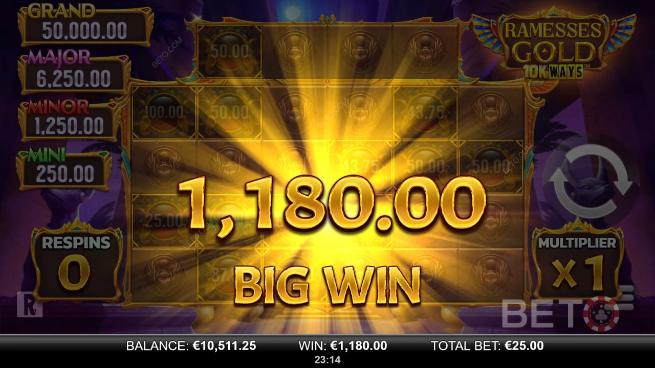 Ramesses Gold 10K Ways Recenze podle BETO Slots