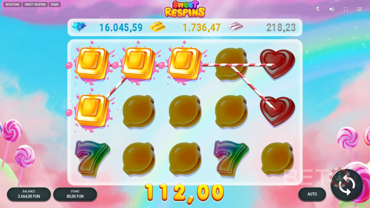 Téma a design: Vibrující Candyland Delight