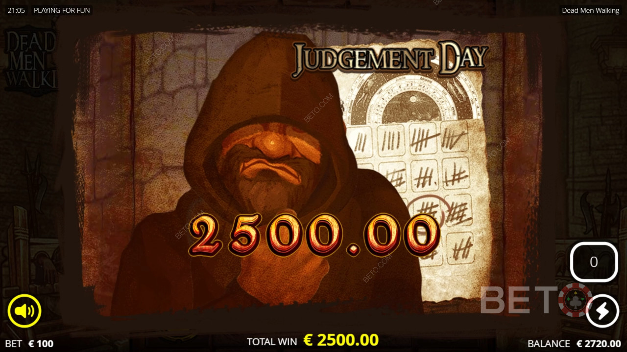 Vyhrajte 25 313x Vaši sázku ve hře Dead Men Walking Slot Online!
