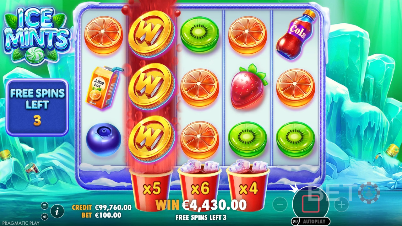 Vyhrajte 10 000x Vaši sázku ve hře Ice Mints Slot Online!