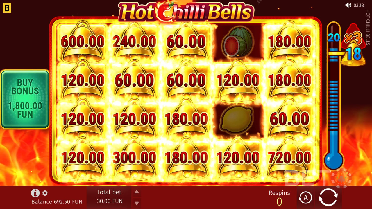 Hot Chilli Bells Recenze podle BETO Slots