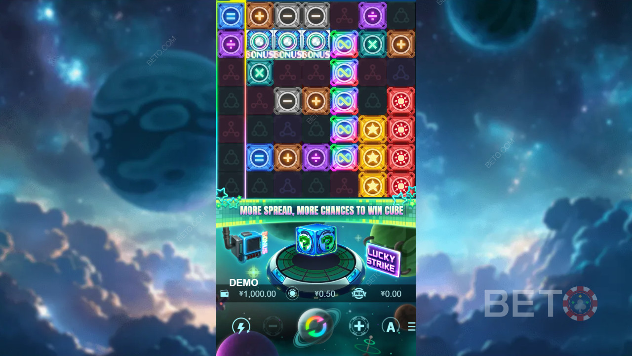 Vysvětlení bonusových funkcí ve hře Cube? od PlayStar