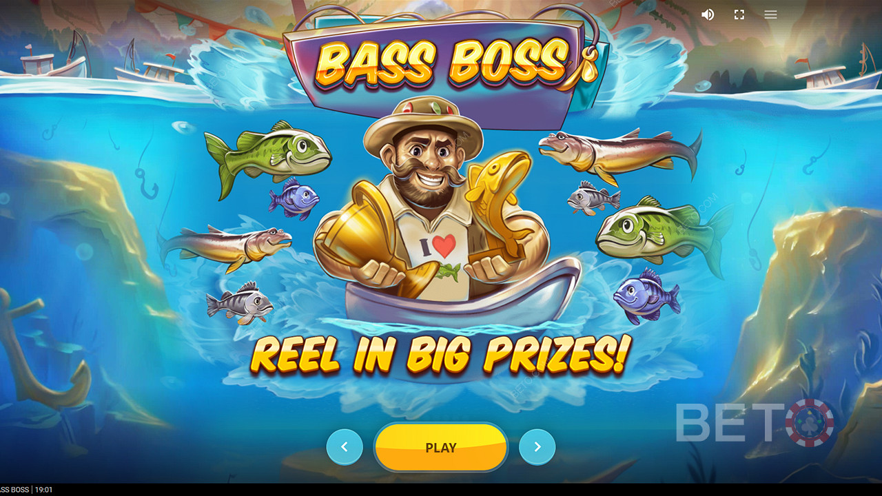Ve slotu Bass Boss můžete vyhrát velké ceny díky bezplatným roztočením, funkci Catch a dalším možnostem.