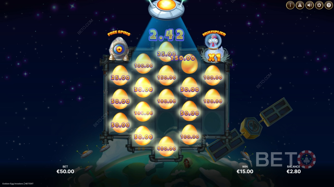 Golden Egg Invaders Hrát Zdarma