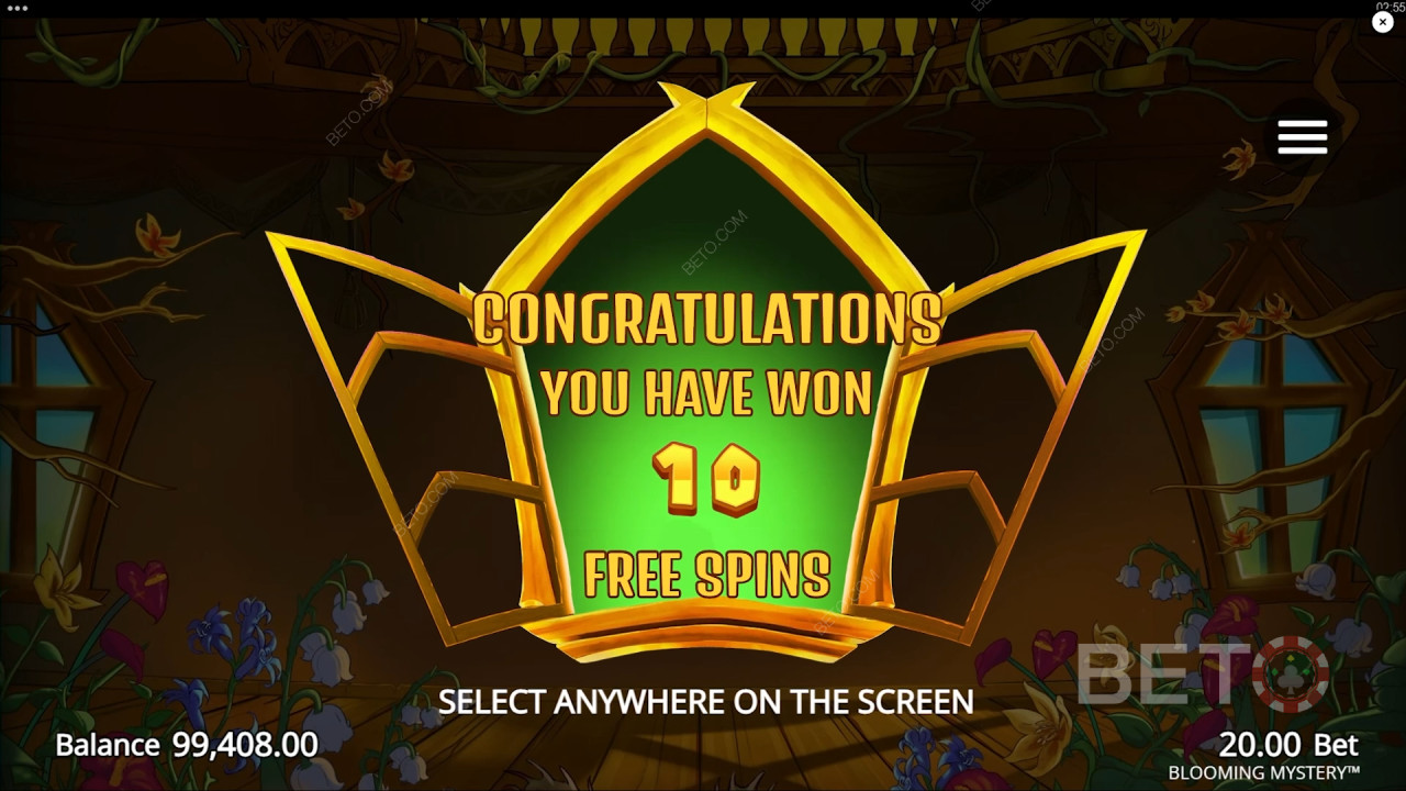 Vyhrajte 12 500x Vaši sázku v Blooming Mystery Online Slot!