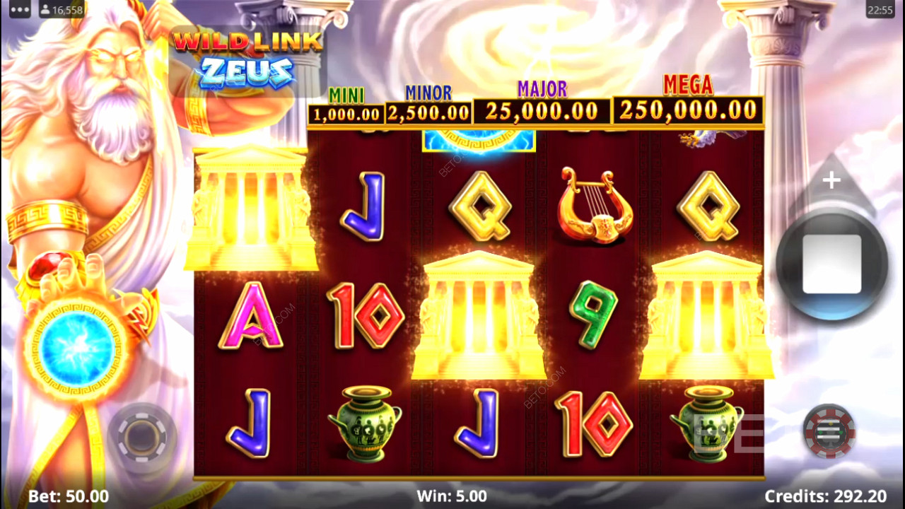 Pokud padnou 3 nebo více symbolů Scatter Golden Stairs, aktivuje se bonusové kolo Free Spins.