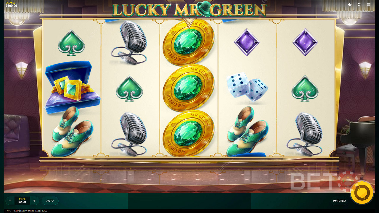 Užijte si jedinečný zážitek s klasickým tématem ve video slotu Lucky Mr Green.
