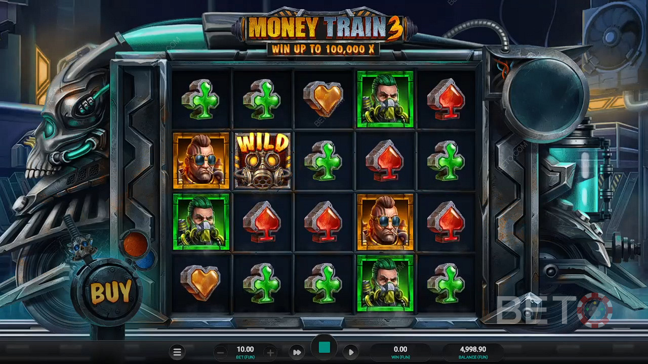 Nastupte do vlaku Money Train a vyhrajte velké peníze v online slotu Money Train 3