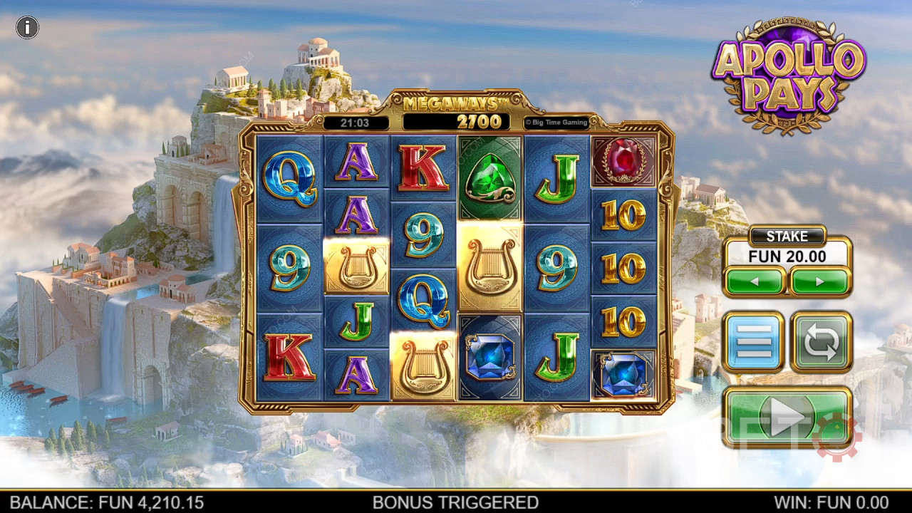 Apollo Pays Megaways Recenze podle BETO Slots