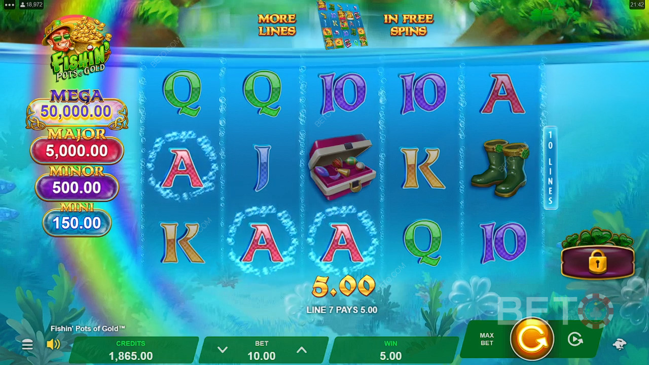 Vyhrajte 5 000x svou sázku ve videolotu Fishin