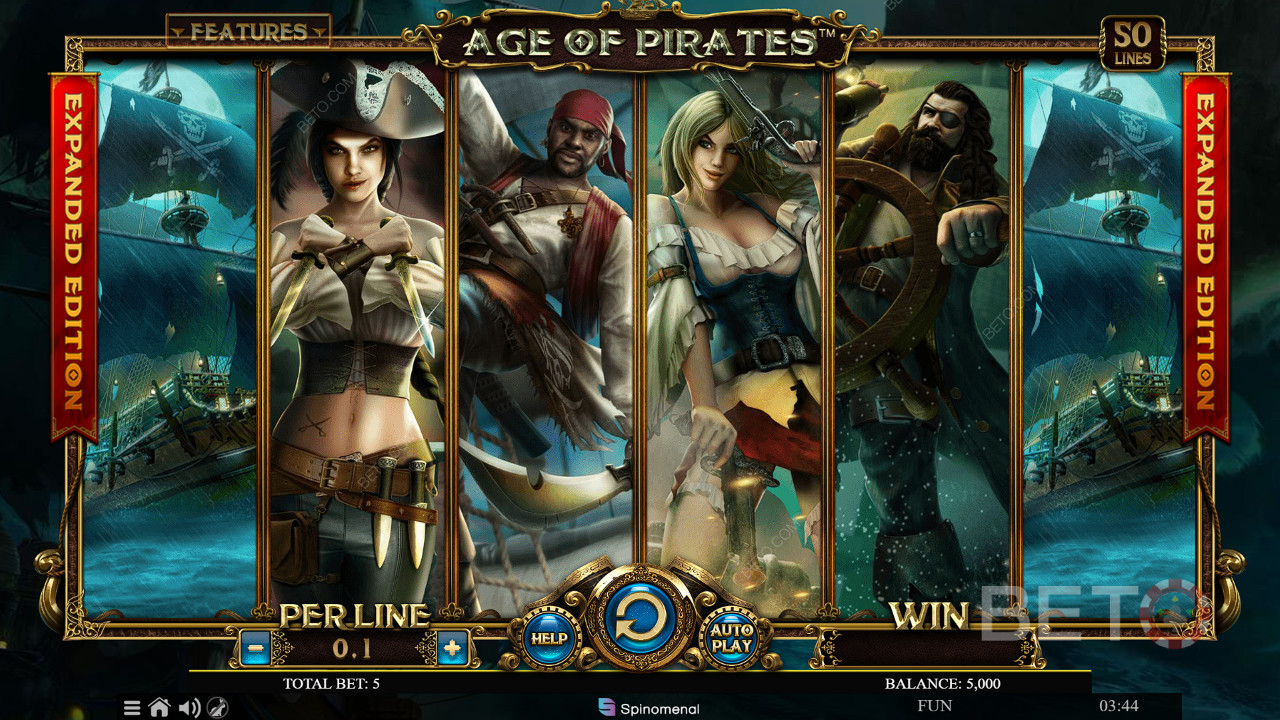 Age Of Pirates Expanded Edition Recenze podle BETO Slots