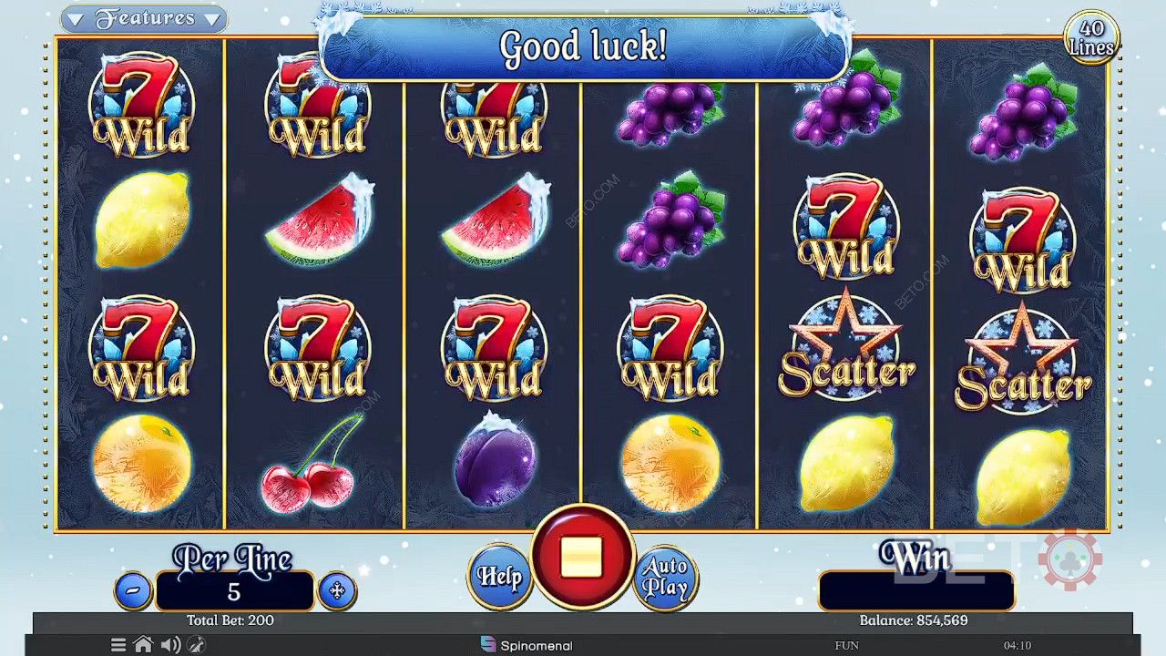 Fruits On Ice Collection 40 Lines Hrát Zdarma