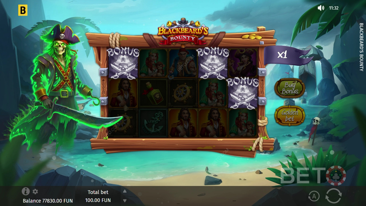 Recenze hry Blackbeard’s Bounty od BETO Slots