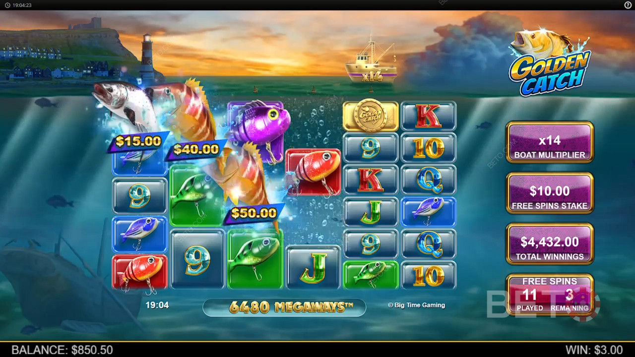 Golden Catch Recenze podle BETO Slots