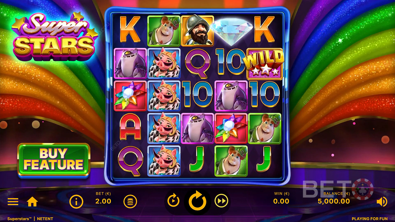 Superstars Recenze podle BETO Slots