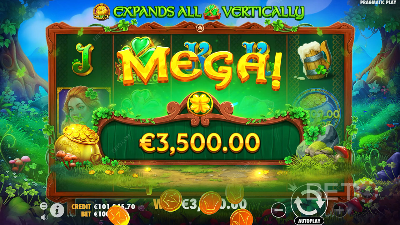Vyhrajte 5 000x svou sázku ve výherním automatu Clover Gold!