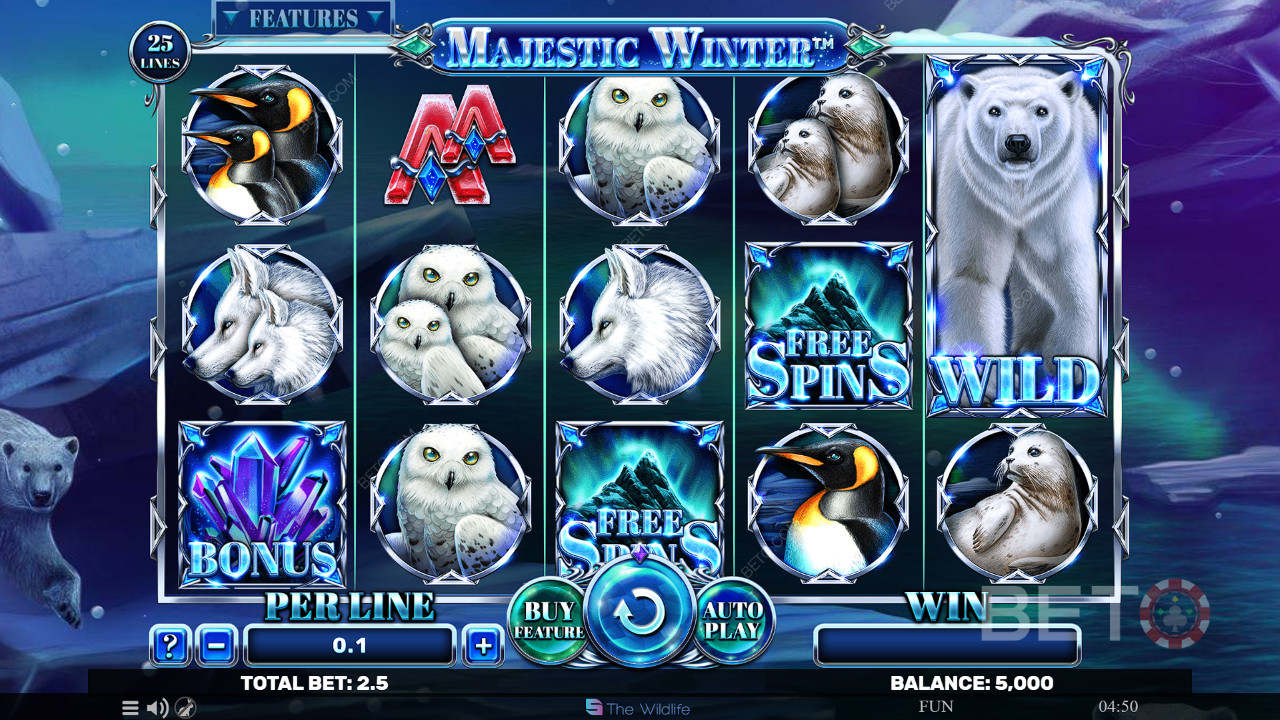 Majestic Winter Recenze podle BETO Slots