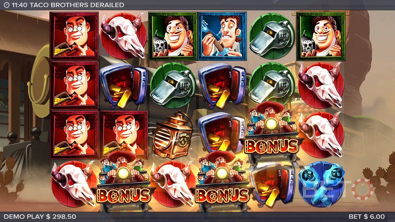 Verdikt pro společnost Taco Brothers Derailed Slot