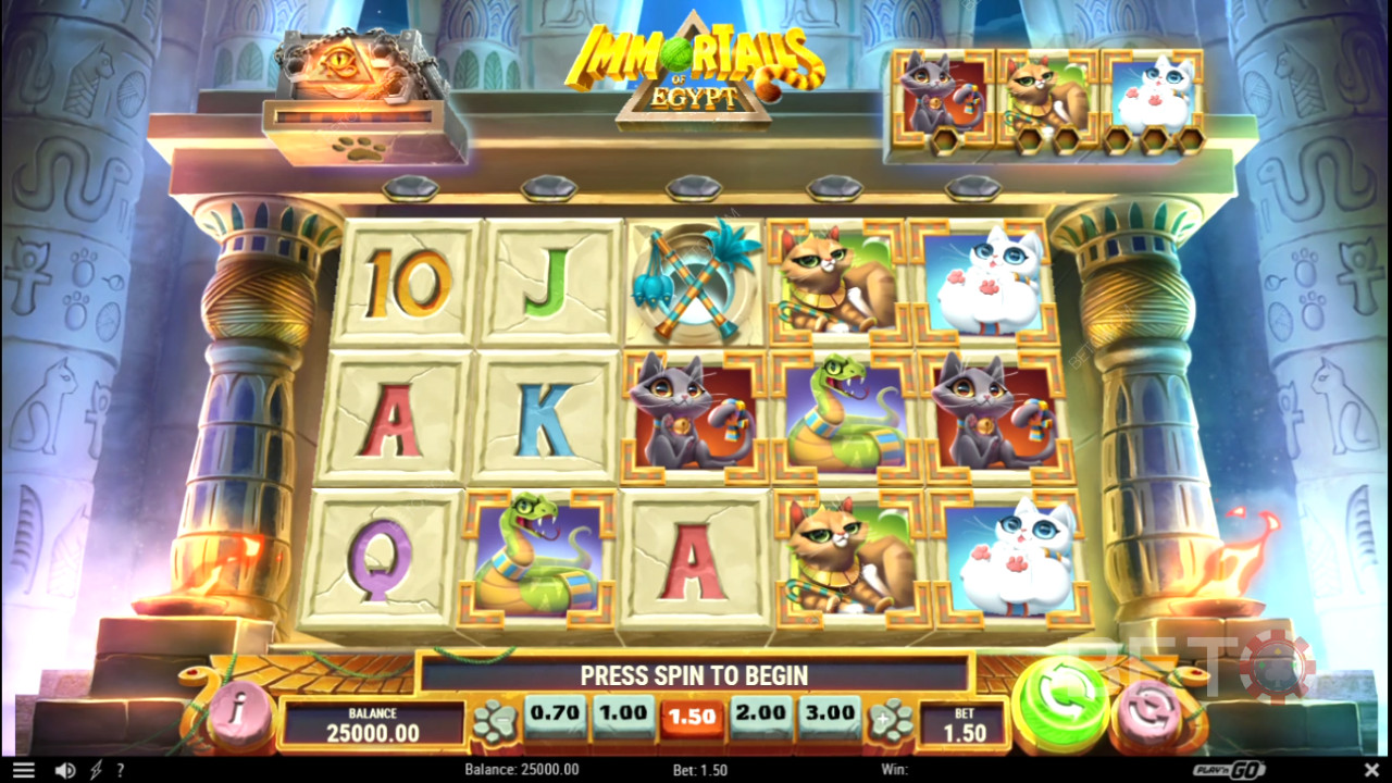 Immortails of Egypt Recenze podle BETO Slots