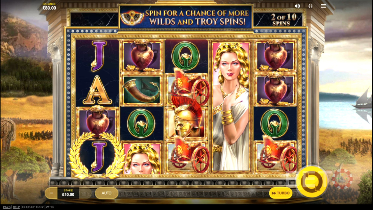 Gods of Troy Recenze podle BETO Slots