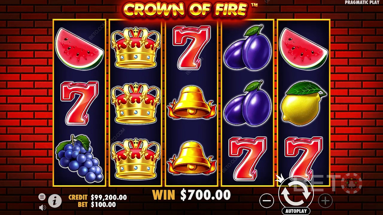 Crown of Fire Recenze podle BETO Slots