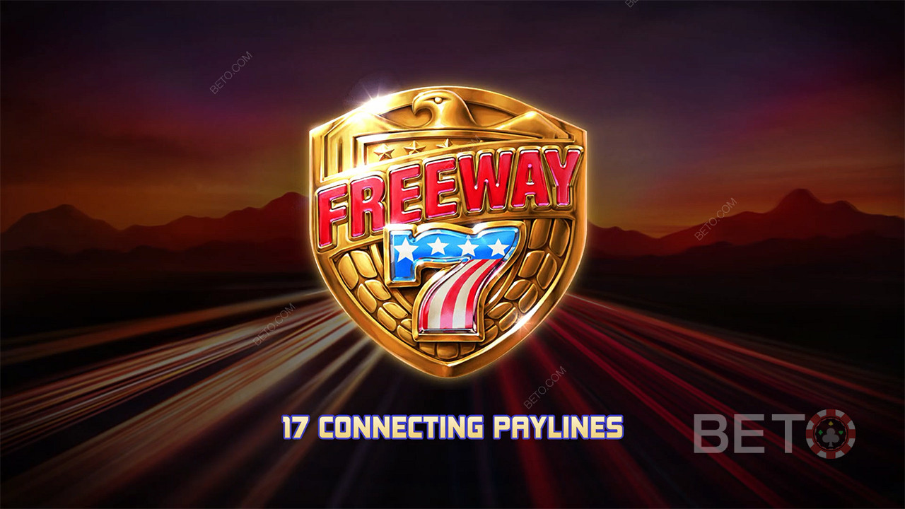 17 výherních řad vám ve slotu Freeway 7 pomůže vytvořit více výher.