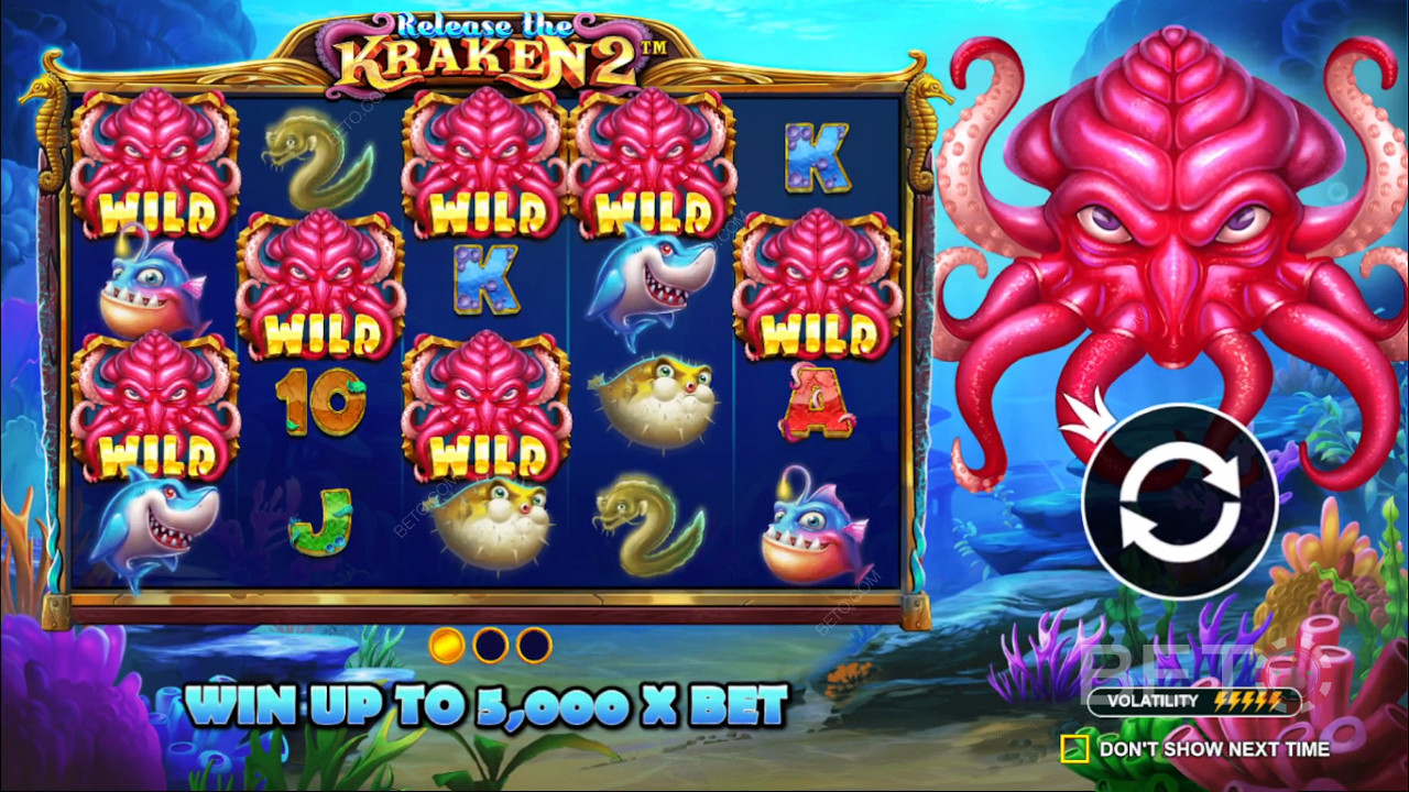 Užijte si náhodné bonusy ve výherním automatu Release the Kraken 2