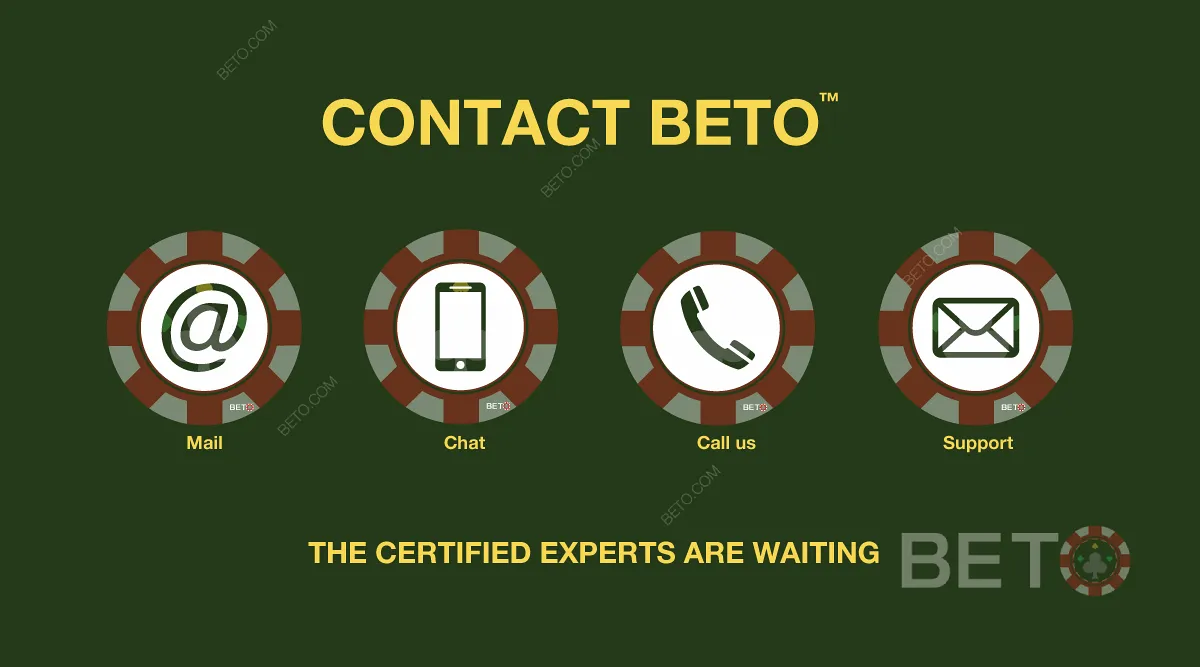Kontaktujte BETO - odborníci na hazardní hry čekají!