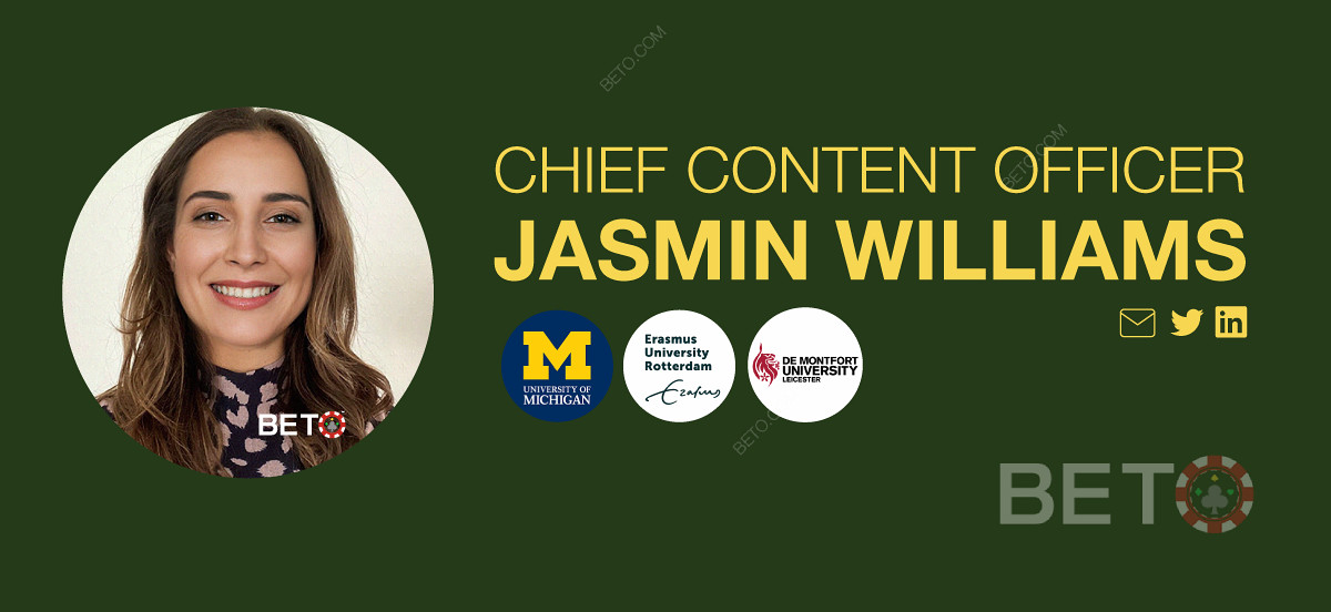 Jasmin Williams - ředitelka obsahu (online automaty a recenze)