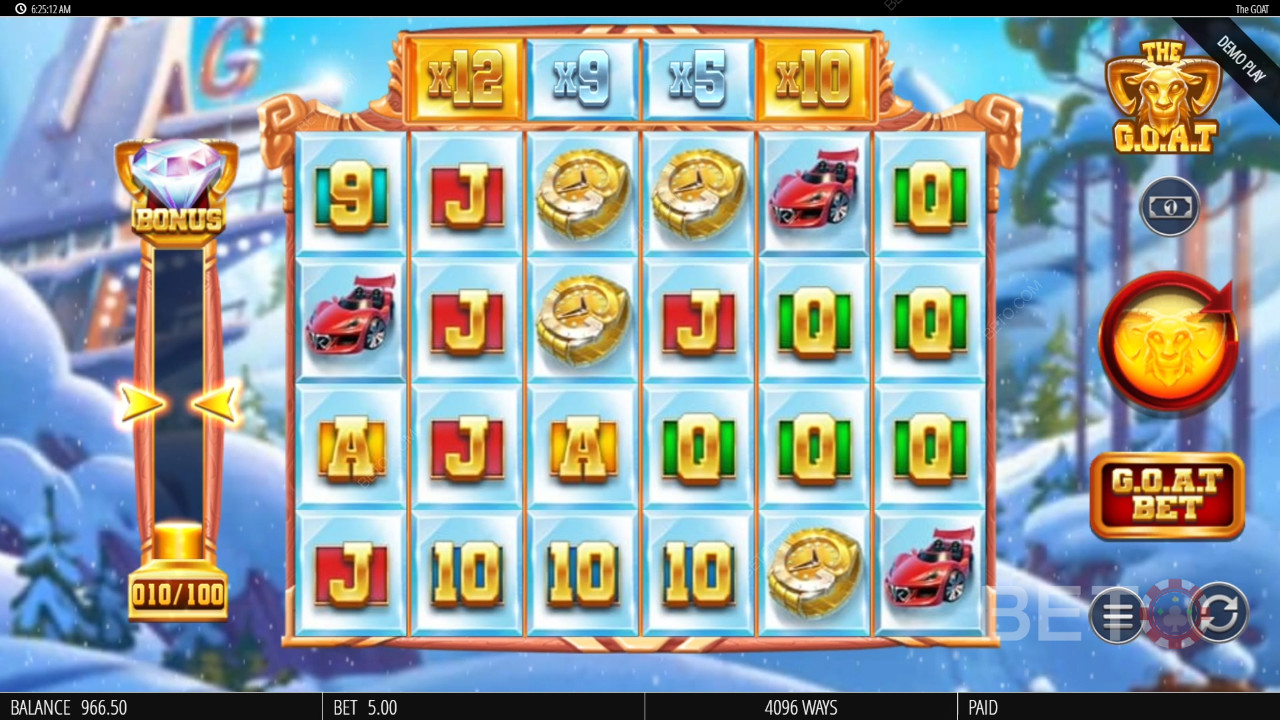 G.O.A.T Recenze podle BETO Slots