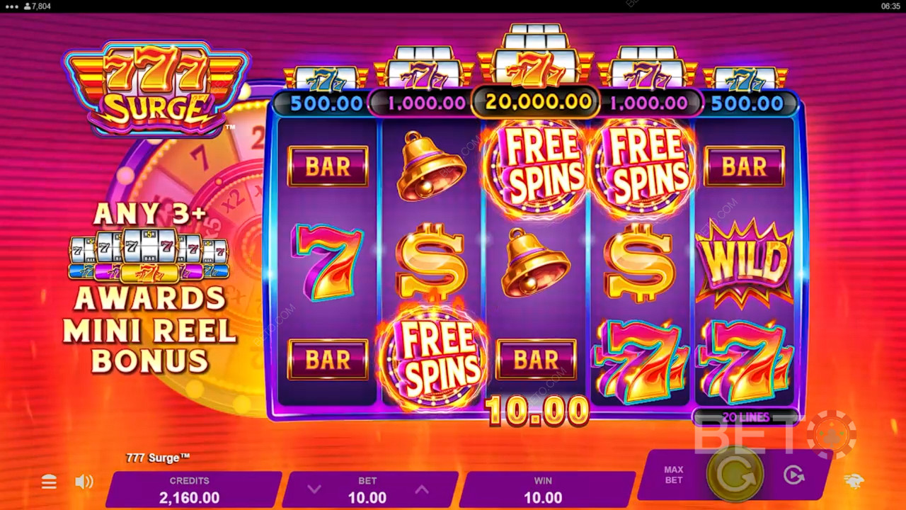 777 Surge Recenze podle BETO Slots